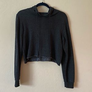 Brandy Melville Cropped Hoodie